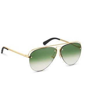 AUTHENTIC Louis Vuitton Grease Sunglasses in green